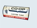 CO-OP SPARK PLUGS LIGHTED SIGN