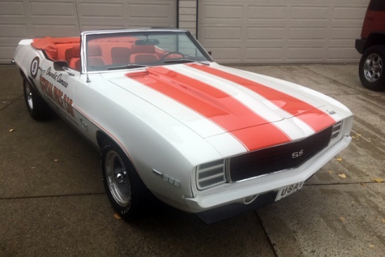 1969 CHEVROLET CAMARO INDY PACE CAR RS/SS CONVERTIBLE