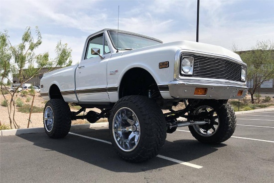 1972 CHEVROLET K10 CUSTOM 4X4 PICKUP