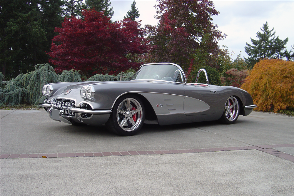 絶版'60 chevy Customizing Convertible Kit MPC 1:25 1960 Chevrolet Corvette Kit Review - YouTube