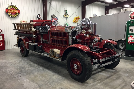 1928 AHRENS FOX M-S-2 ANTIQUE FIRETRUCK