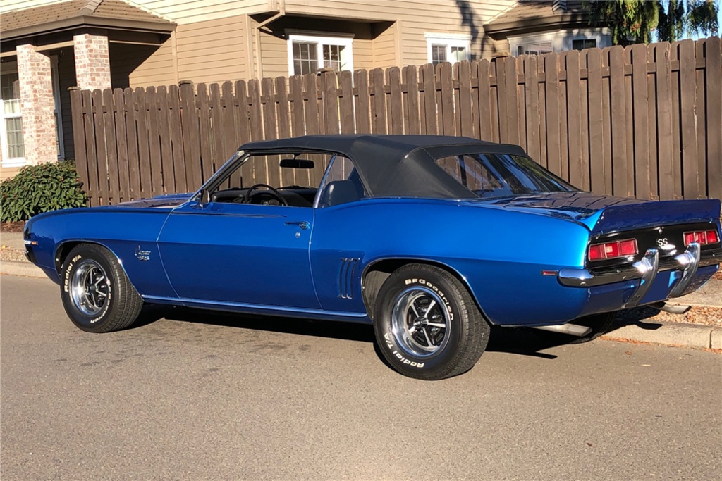1969 Chevrolet Camaro Ss 396 Convertible Collector Cars Online Auctions Proxibid