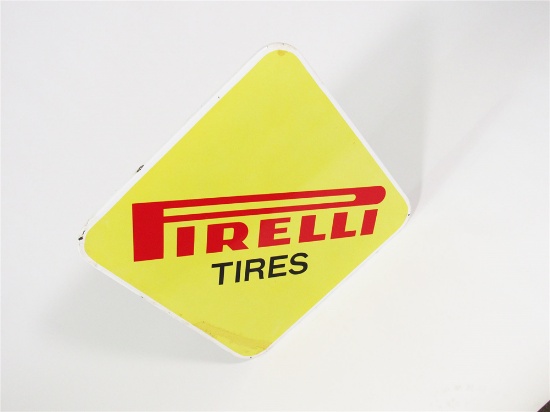 1960S PIRELLI TIRES PORCELAIN AUTOMOTIVE GARAGE SIGN