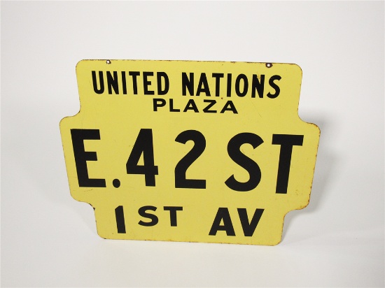 1950S NEW YORK CITY PORCELAIN STREET SIGN