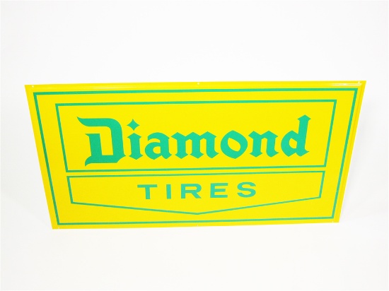 DIAMOND TIRES TIN AUTOMOTIVE GARAGE SIGN