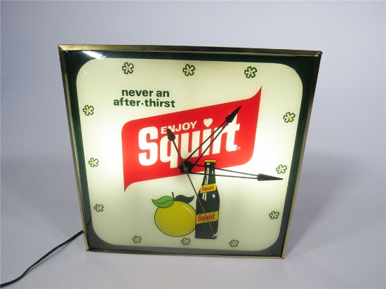 CIRCA 1960S SQUIRT LIGHT-UP DINER CLOCK