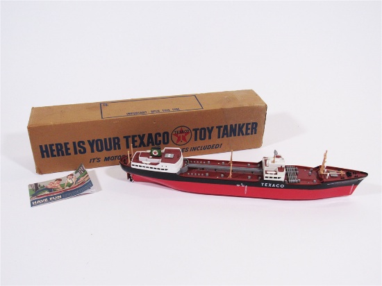 CIRCA EARLY 1960S TEXACO OIL NORTH DAKOTA OIL TANKER SHIP
