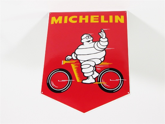 1967 MICHELIN BICYCLE TIRES PORCELAIN DEALER SIGN