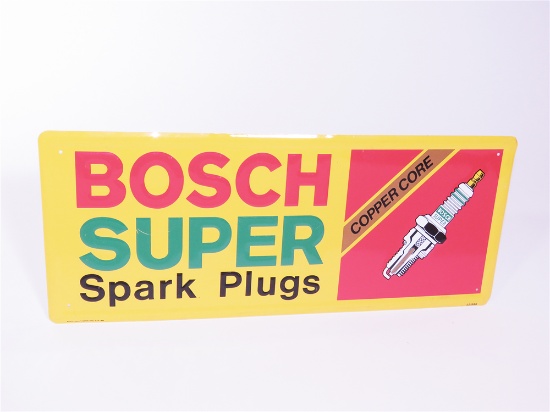 BOSCH SUPER SPARK PLUGS EMBOSSED GARAGE SIGN