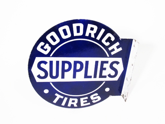 LATE 1920S-EARLY 30S GOODRICH TIRES PORCELAIN AUTOMOTIVE GARAGE SIGN