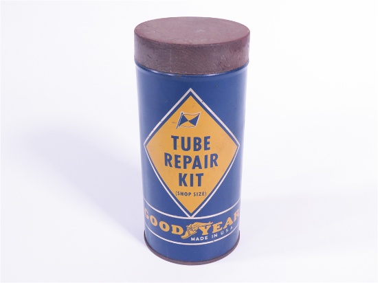 1930S GOODYEAR TUBE REPAIR KIT TIN