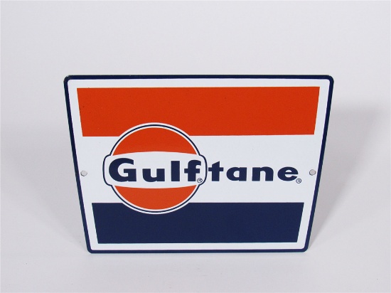 LATE 1950S-EARLY 60S GULF OIL PORCELAIN PUMP PLATE SIGN