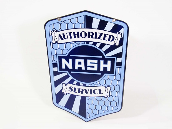 LATE 1920S-EARLY 30S NASH AUTOMOBILES PORCELAIN SIGN