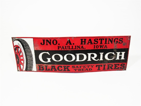 LATE TEENS - EARLY 20S GOODRICH TIRES TIN SIGN