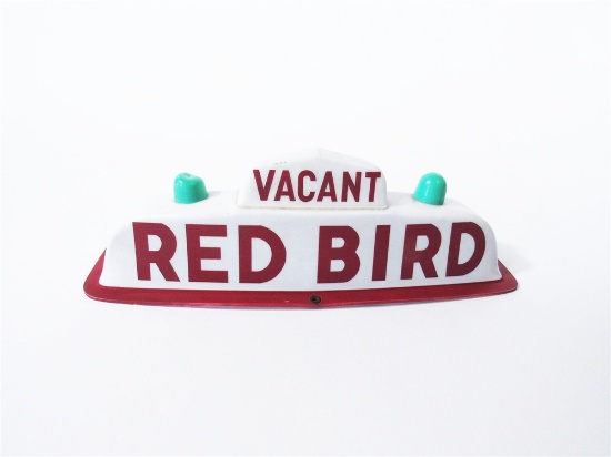 CIRCA LATE 1950S-EARLY 60S RED BIRD TAXI MARQUEE SIGN