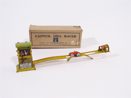 1930S CAPITOL HILL RACER TIN WIND-UP TOY