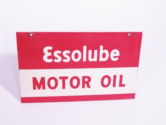 1946 ESSOLUBE MOTOR OIL TIN SERVICE STATION SIGN