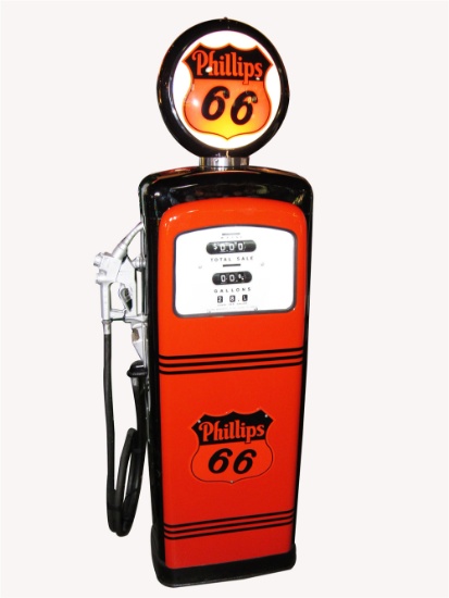 1956 PHILLIPS 66 OIL SERVICE STATION GAS PUMP