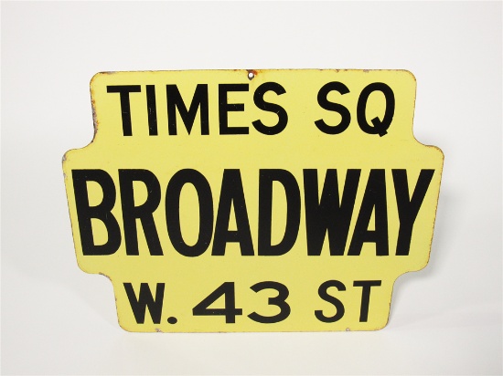 1950S NEW YORK CITY PORCELAIN STREET SIGN