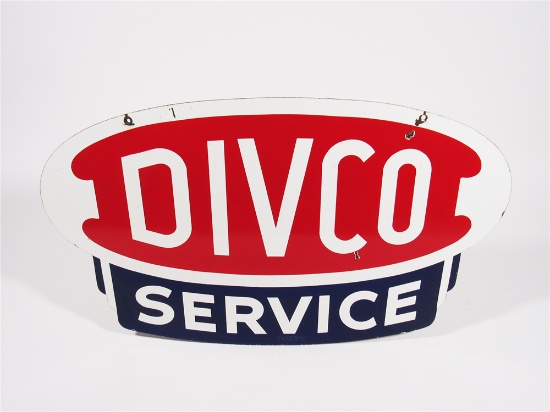 CIRCA 1950S DIVCO TRUCKS SERVICE PORCELAIN SIGN