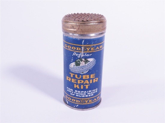 1930S GOODYEAR TUBE REPAIR KIT TIN