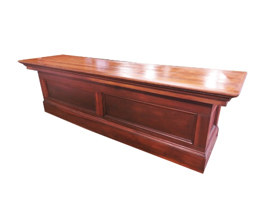 TURN-OF-THE-CENTURY GENERAL STORE WOODEN COUNTER