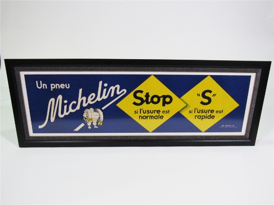 CIRCA LATE 1930S MICHELIN TIRES STATION POSTER