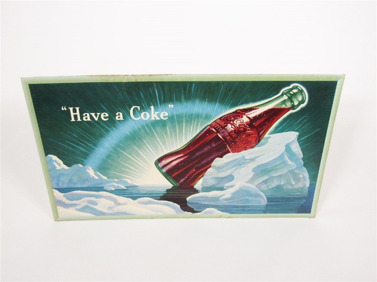 1946 COCA-COLA DINER CARDBOARD SIGN