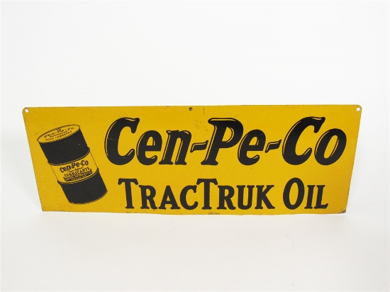 1930S CEN-PE-CO TRACTRUK OIL TIN SIGN