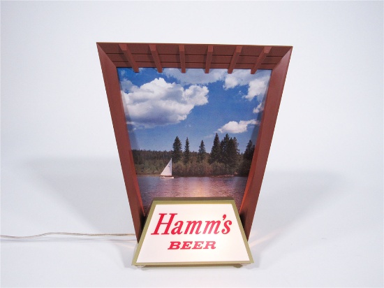 1960S HAMMS BEER LIGHT-UP TAVERN SIGN