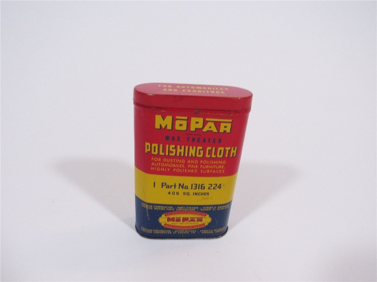 CIRCA 1940S-50S MOPAR PARTS POLISHING CLOTH TIN