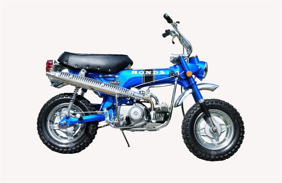 1970 HONDA CANDY SAPPHIRE BLUE CT70 KO TRAIL MINIBIKE.