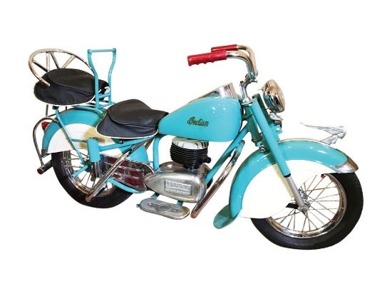 1950S LENAERTS OF BELGIUM INDIAN MOTORCYCLE CAROUSEL RIDE