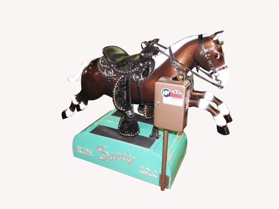 1950S RIDE SANDY THE HORSE COIN-OPERATED KIDDIE RIDE