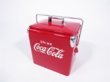 1950S DRINK COCA-COLA SMALL PICNIC COOLER