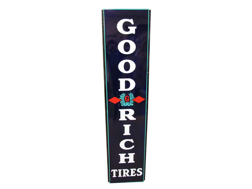 1930S GOODRICH TIRES PORCELAIN GARAGE SIGN Proxibid