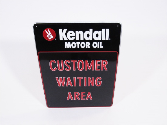 VINTAGE KENDALL MOTOR OIL EMBOSSED TIN SIGN