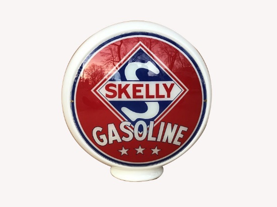 CIRCA 1930S-40S SKELLY OIL GASOLINE GAS PUMP GLOBE