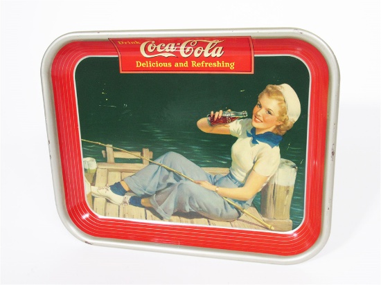 1940 COCA-COLA METAL DINER SERVING TRAY