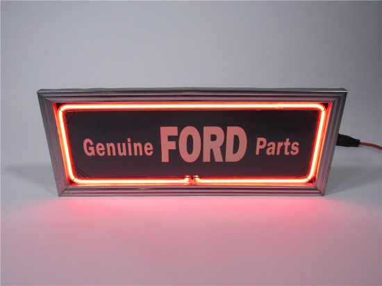 CIRCA 1940S FORD GENUINE PARTS NEON PARTS DEPARTMENT SIGN