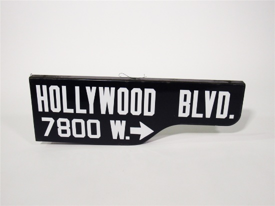 CIRCA 1940S CITY OF LOS ANGELES PORCELAIN STREET SIGN