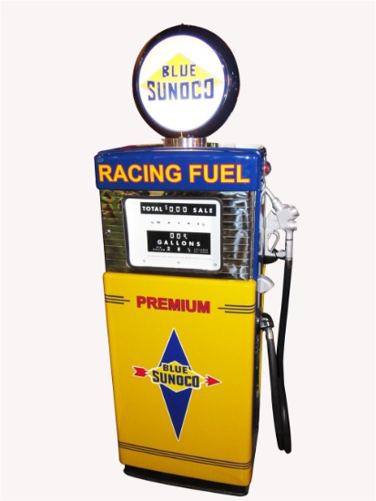 LATE 1950S-EARLY 60S SUNOCO OIL WAYNE MODEL SERVICE STATION GAS PUMP
