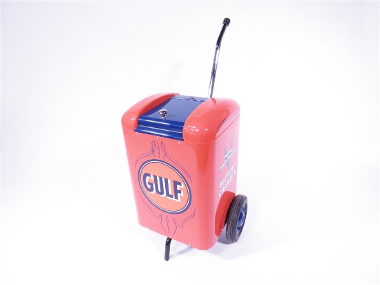 CIRCA 1950S GULF OIL SERVICE DEPARTMENT BATTERY CHARGER