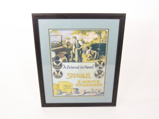 LATE TEENS-EARLY 20S SHALER FILLING STATION DISPLAY POSTER