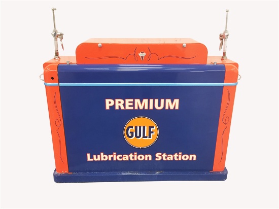 1940S GULF OIL SERVICE DEPARTMENT LUBRICATION SYSTEM