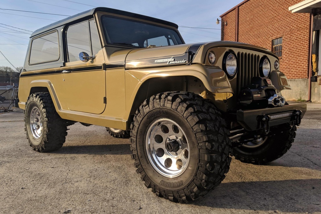 Jeep Commando Jeepster complete hood kit with GOLD Letters !!Brand New!!