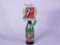 1940S 7UP CARDBOARD BOTTLE TOPPER WITH BOTTLE