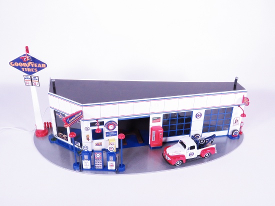 GOODYEAR AUTOMOTIVE GARAGE LIGHTED DIORAMA