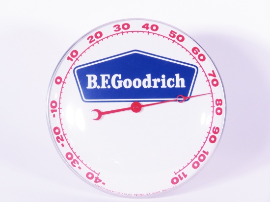 1950S BFGOODRICH GLASS-FACED DIAL THERMOMETER