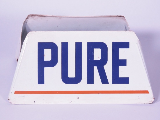 LATE 1950S-EARLY 60S PURE OIL METAL TIRE DISPLAY STAND